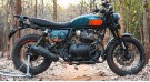 Fit For Royal Enfield Bear 650 Powerage Exhaust Silencer Black - SPAREZO